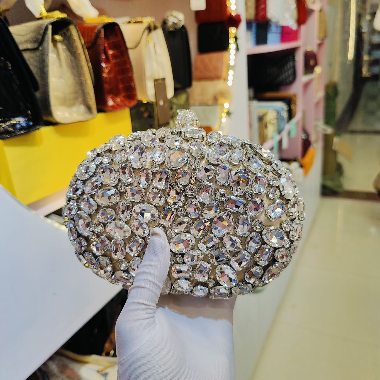 Diamond Stone Clutch - Image 5