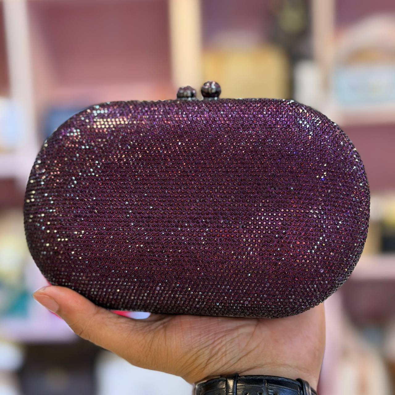 Original Rhinestone Clutch - Image 9